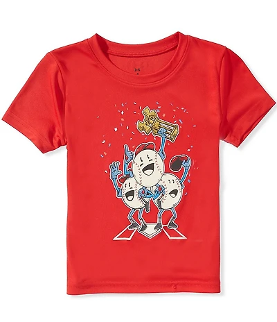 Under Armour Little Boy Short Sleeve Tech MVP Tee