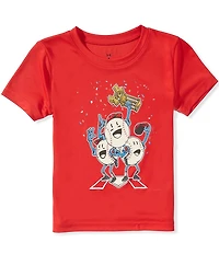 Under Armour Little Boy Short Sleeve Tech MVP Tee