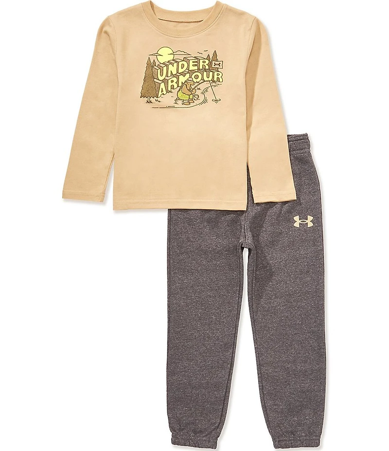 Under Armour Little Boys Bear Fishing Jogger 2-Piece Set