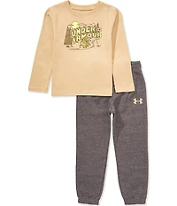 Under Armour Little Boys Bear Fishing Jogger 2-Piece Set