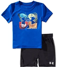 Under Armour Little Boys Four Baller T-Shirt & Shorts Set