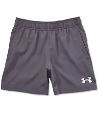 Under Armour Little Boys Gray Woven Logo Shorts