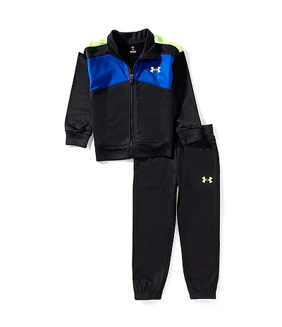 Under Armour Little Boys Long Sleeve Colorblock Track Jacket & Jogger Pants Set