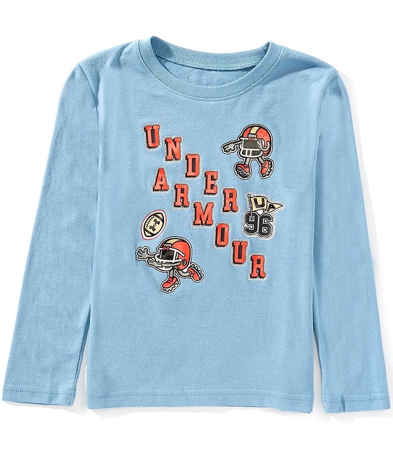 Under Armour Little Boys Long Sleeve Football T-Shirt