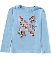 Under Armour Little Boys Long Sleeve Football T-Shirt