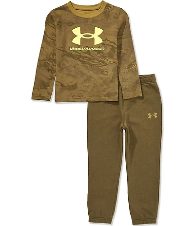 Under Armour Little Boys Long Sleeve Reaper Pullover & Jogger Pants 2-Piece Set