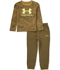 Under Armour Little Boys Long Sleeve Reaper Pullover & Jogger Pants 2-Piece Set