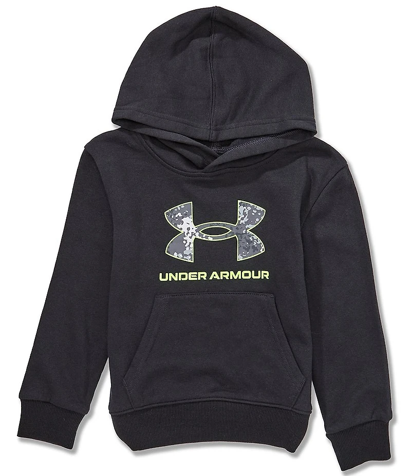 Under Armour Little Boys Long Sleeve Rival Print Fill Hoodie