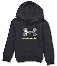 Under Armour Little Boys Long Sleeve Rival Print Fill Hoodie