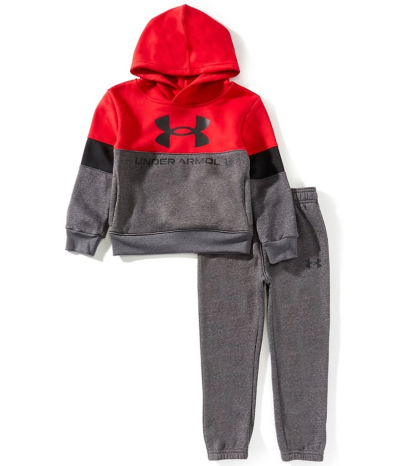 Under Armour Little Boys Rival Fleece Hoodie & Joggers Set