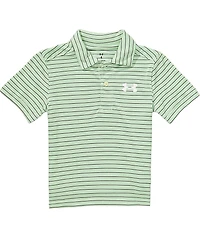 Under Armour Little Boys Short Sleeve Matchplay Striped Polo Shirt