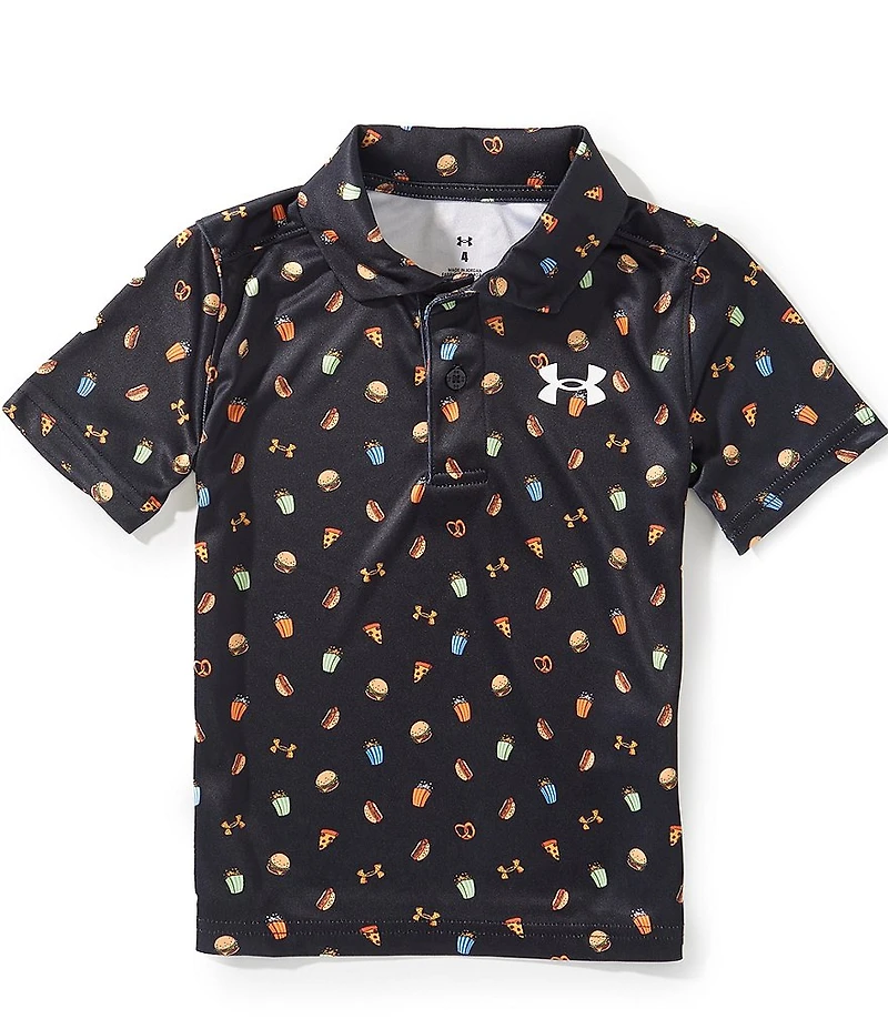 Under Armour Little Boys Short-Sleeve Printed Matchplay Polo Shirt