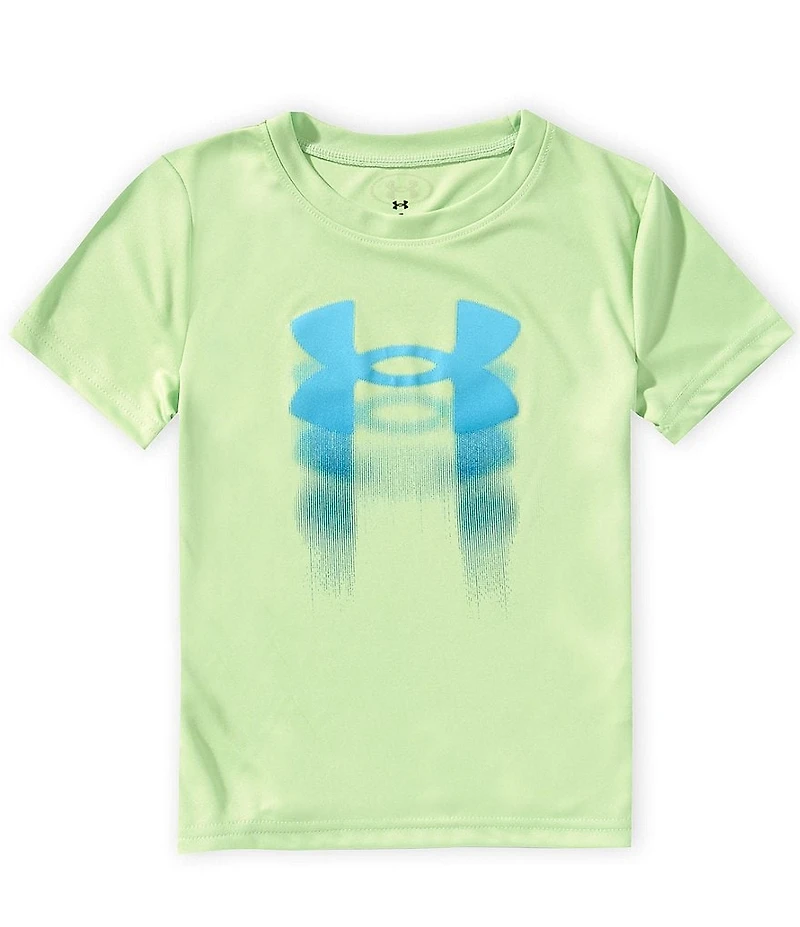 Under Armour Little Boys Short Sleeve Tech Fade Logo T-Shirt