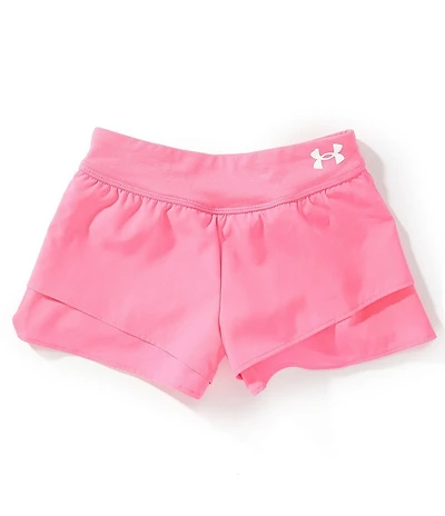 Under Armour Little Girls Double Layer Flare Shorts