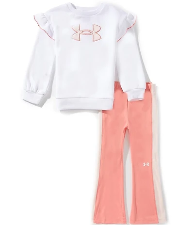 Under Armour Little Girls Long Sleeve Rival Fleece Tunic & Leggings Set