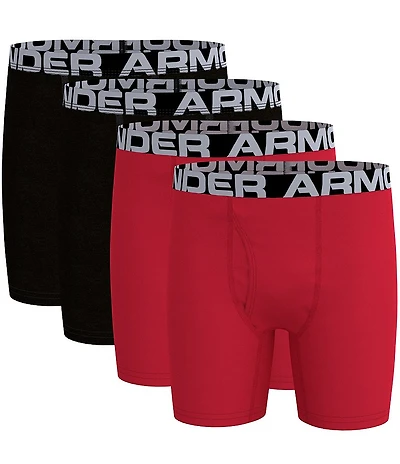 Under Armour Little/Big Boys Boxer Briefs 4-Pack