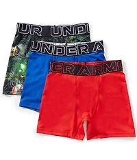 Under Armour Little/Big Boys Performance Tech-Solid Boxers 3-Pack