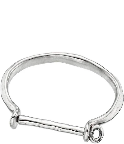 UNOde50 Twist Bar Closure Sculptural Bangle Bracelet