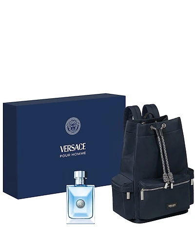 Versace Pour Homme Eau de Toilette Summer Backpack Set