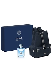 Versace Pour Homme Eau de Toilette Summer Backpack Set