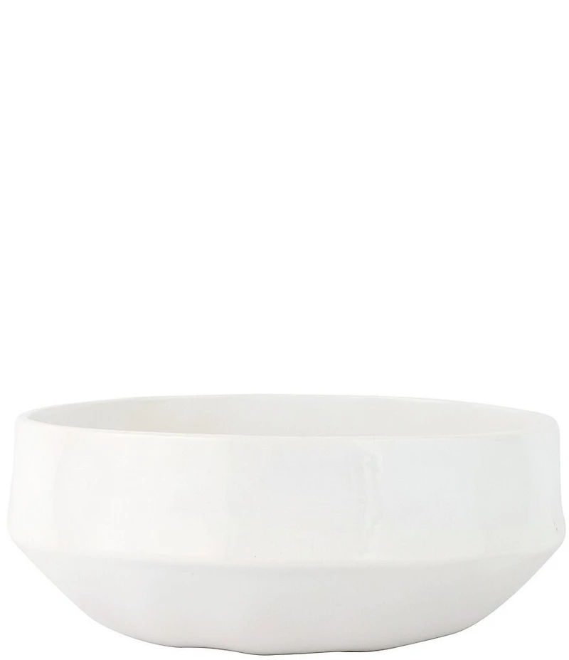 VIETRI Aria White Organic Large Serving Bowl