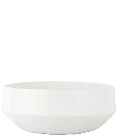 VIETRI Aria White Organic Large Serving Bowl