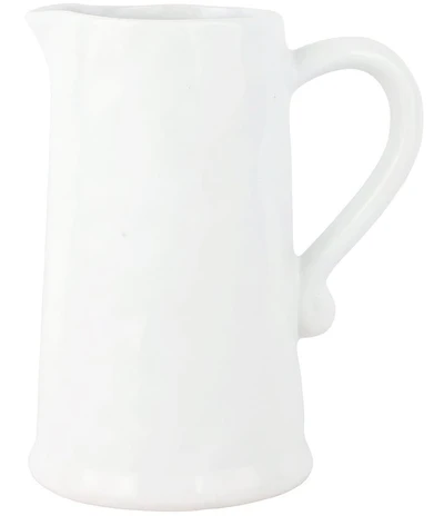 VIETRI Aria White Pitcher