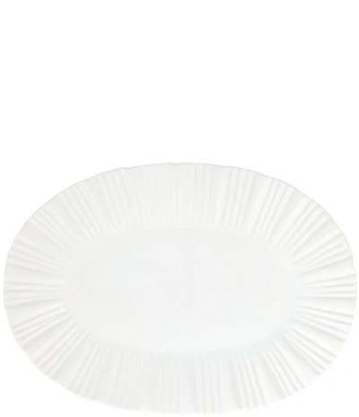 VIETRI Bari White Oval Platter