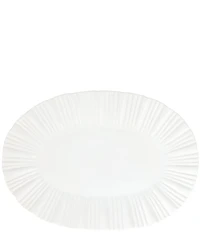 VIETRI Bari White Oval Platter