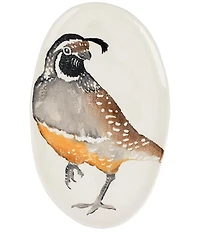 VIETRI Cacciatore Quail Small Oval Platter