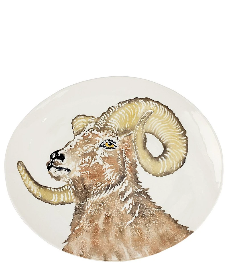 VIETRI Cacciatore Ram Medium Oval Platter
