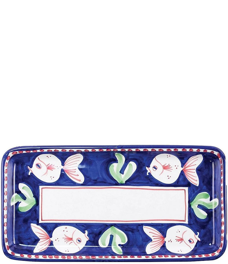 VIETRI Campagna Pesce Fish Print Rectangular Platter