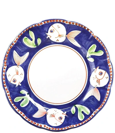 VIETRI Campagna Pesce Fish Print Service Charger Plate