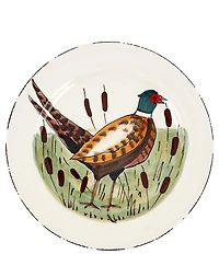 VIETRI Festive Fall Wildlife Pheasant Dinner Plate