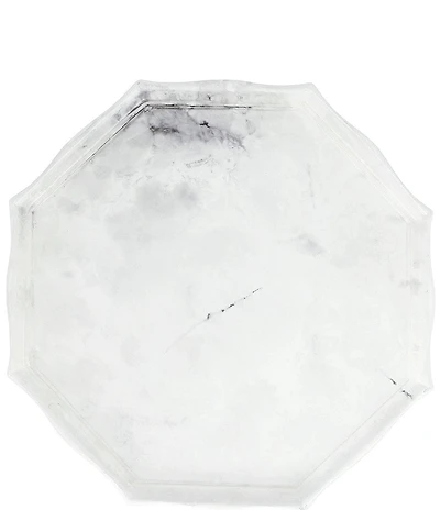 VIETRI Florentine Wooden Accessories Marble Octagonal Tray