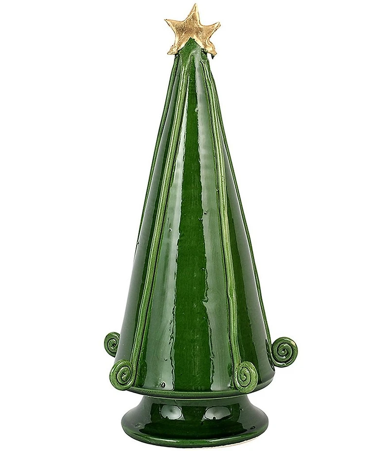 VIETRI Foresta Green Medium Tree with Swirl
