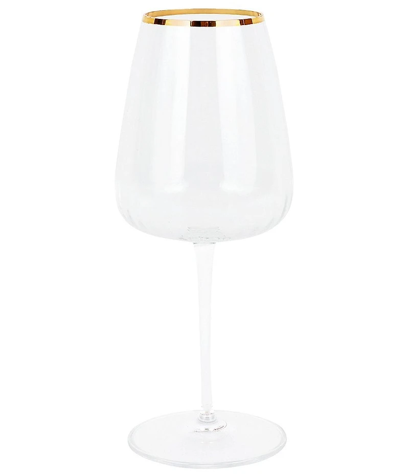 VIETRI Francesca Gold Collection Wine Glass