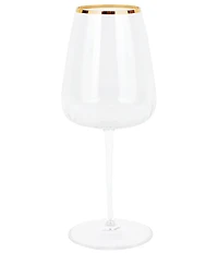 VIETRI Francesca Gold Collection Wine Glass