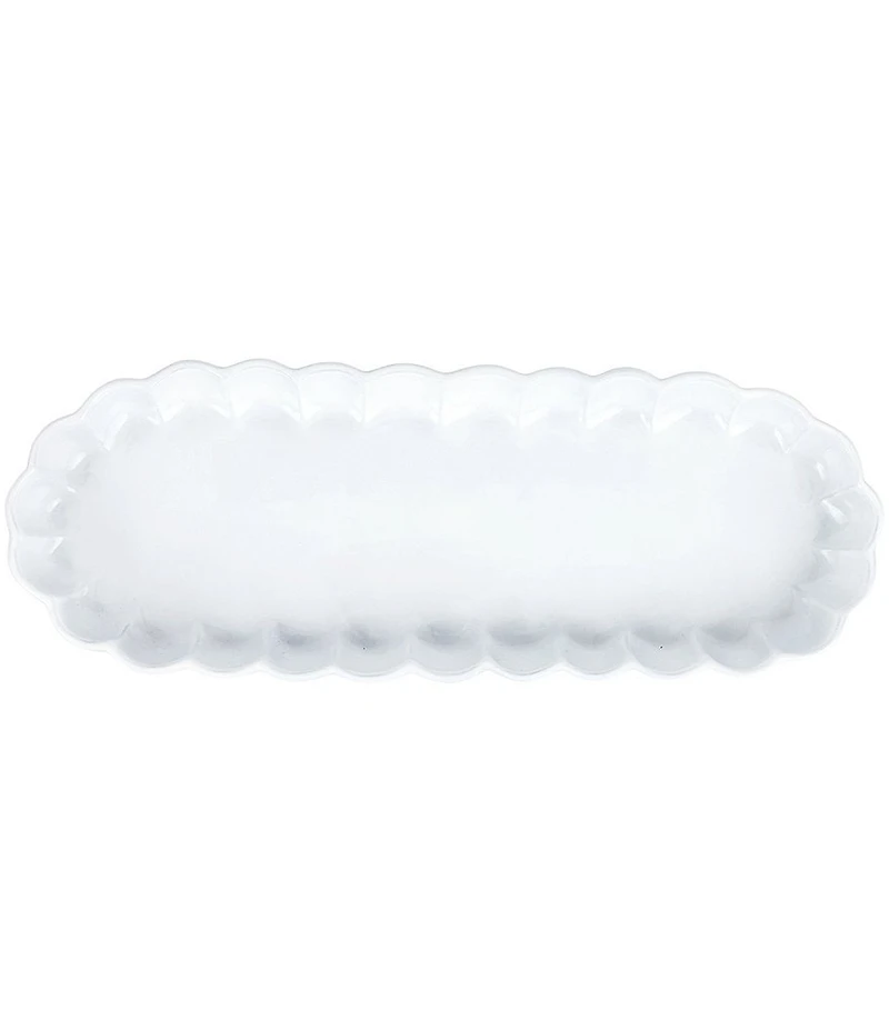 VIETRI Incanto Ruffle Oval Tray
