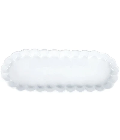 VIETRI Incanto Ruffle Oval Tray