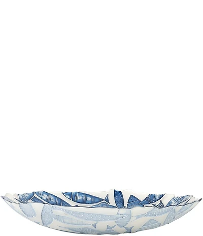 VIETRI Isola Glass Shallow Bowl