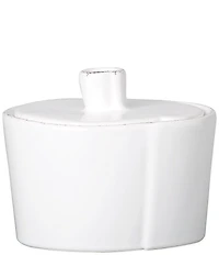 VIETRI Lastra Collection Covered Sugar Bowl