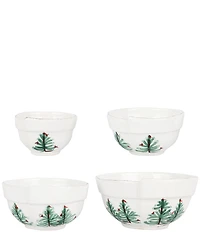 VIETRI Lastra Holiday Assorted Prepping Bowls, Set of 4