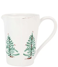 VIETRI Lastra Holiday Pitcher