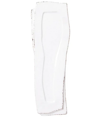 VIETRI Lastra White Spoon Rest