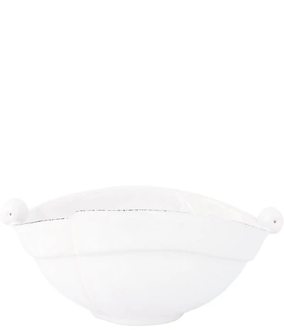 VIETRI Lastra White Two-Part Olive Bowl
