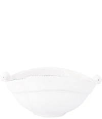 VIETRI Lastra White Two-Part Olive Bowl