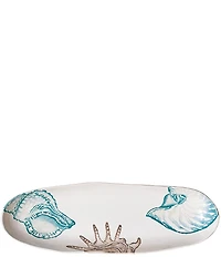 VIETRI Lido Aqua Narrow Oval Platter