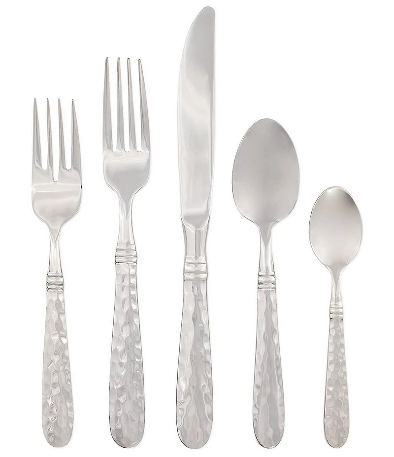 VIETRI Martellato Five-Piece Place Setting