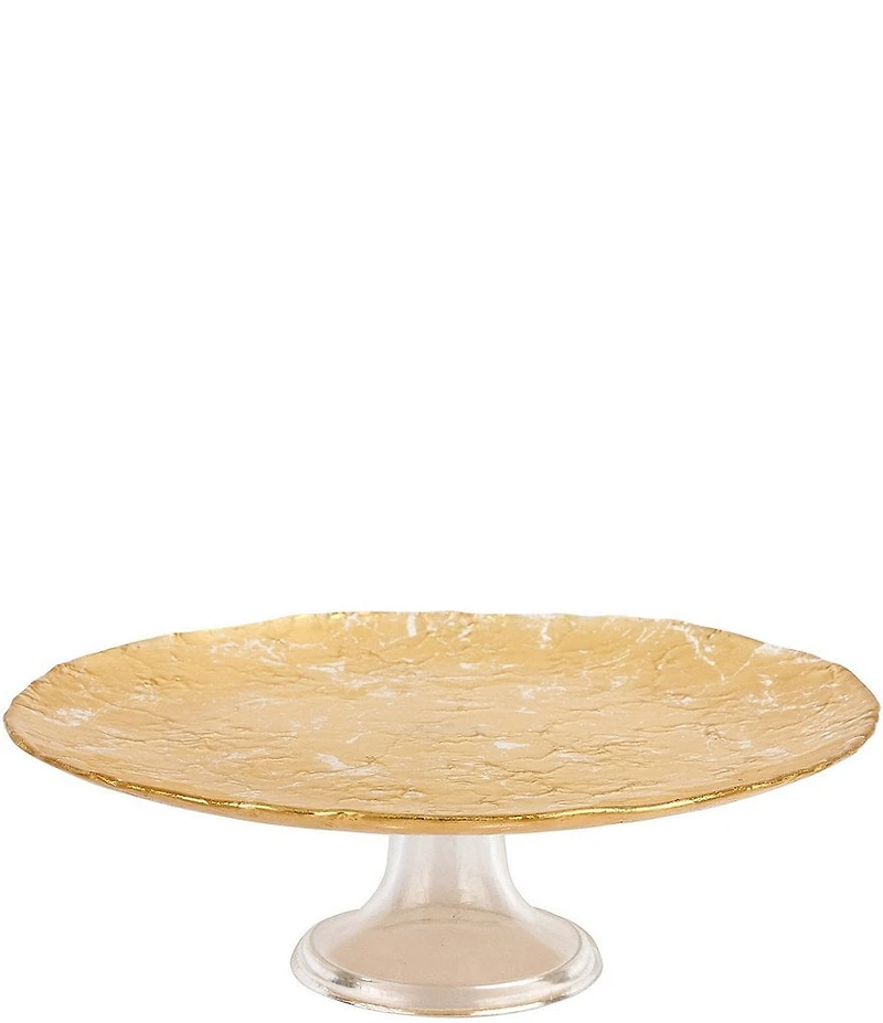 VIETRI Moon Glass Cake Stand